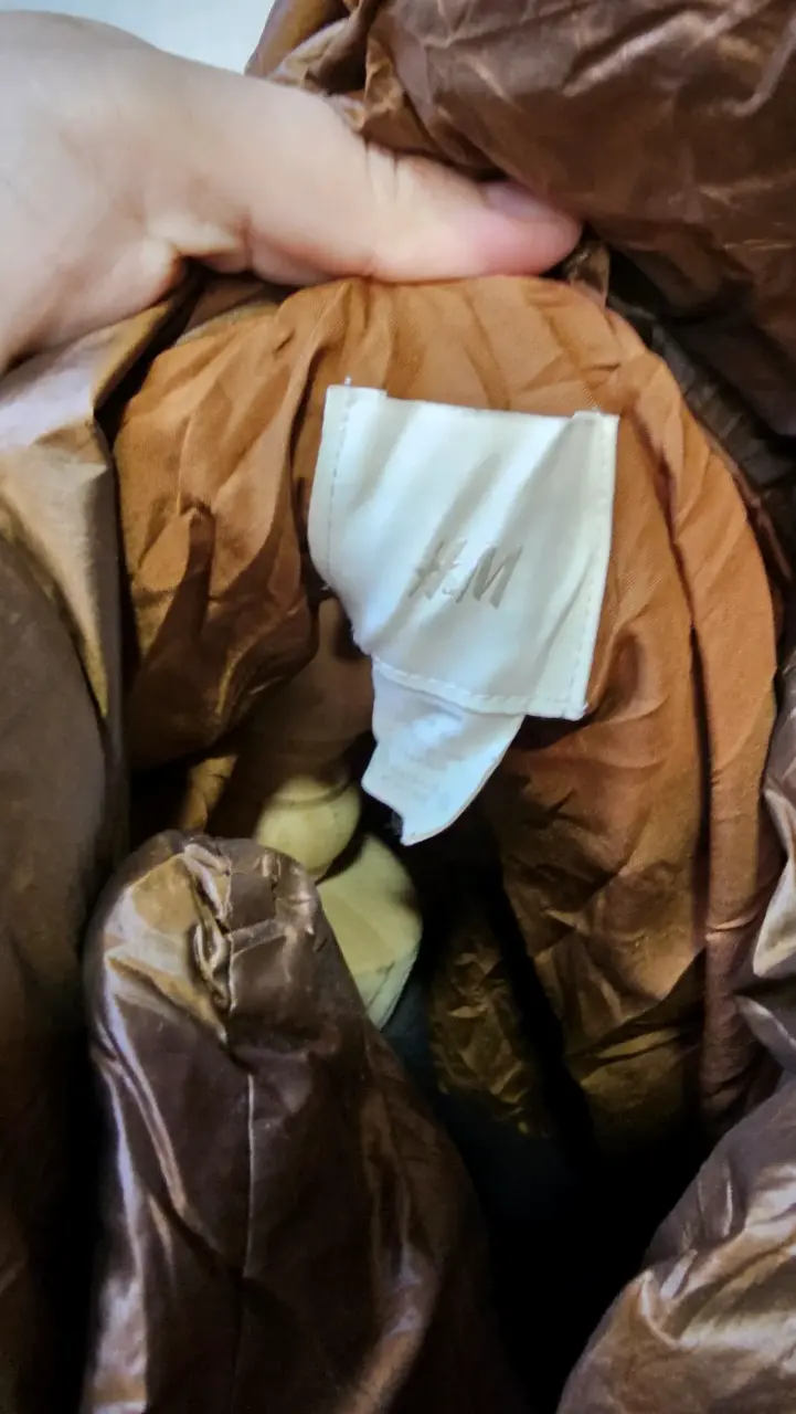 Chaqueta acolchada marrón M grande, equivale a xxl - 2