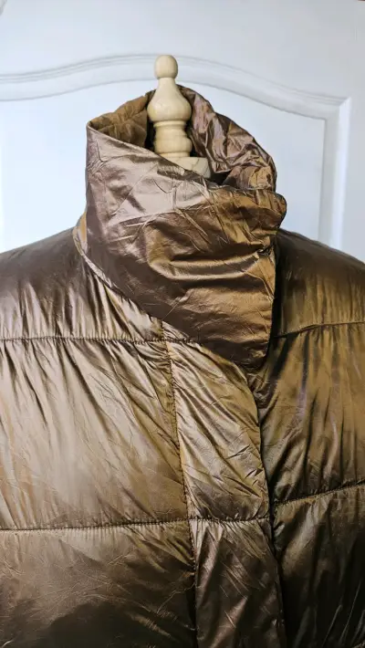 Chaqueta acolchada marrón M grande, equivale a xxl - miniatura 4