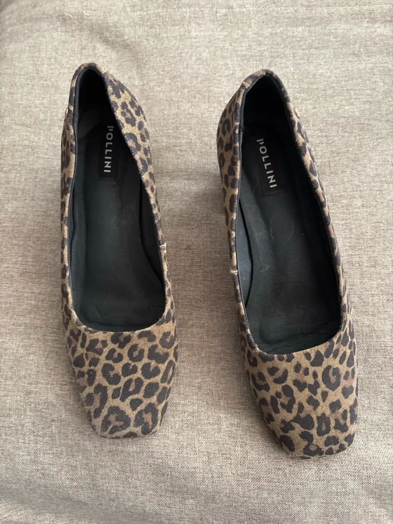 Zapatos planos de leopardo Pollini - 1