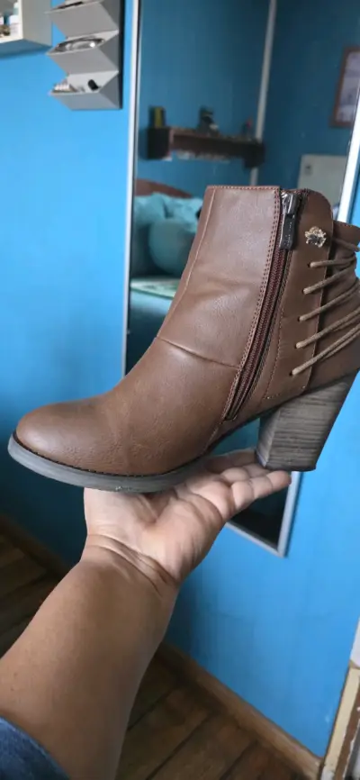 Botines marrones de cuero - miniatura 2