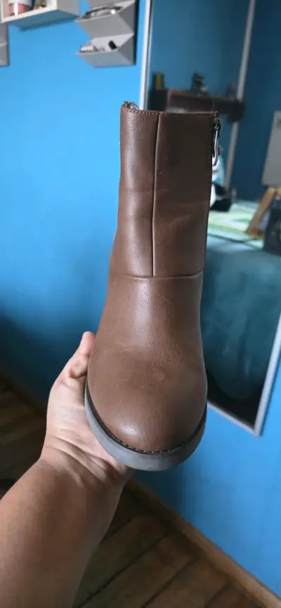 Botines marrones de cuero - miniatura 3