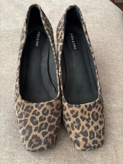 Bailarinas estampado leopardo Pollini - miniatura 1