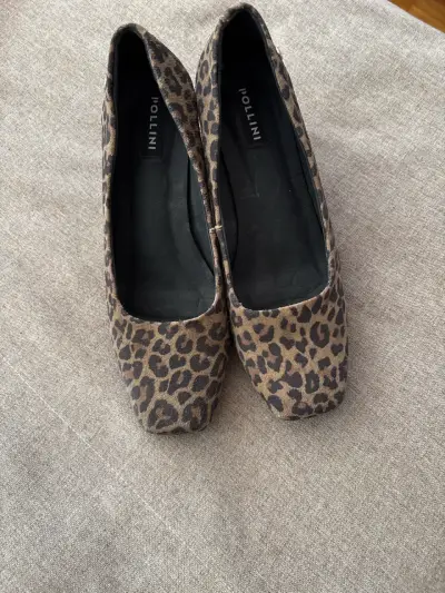 Bailarinas estampado leopardo Pollini - miniatura 3