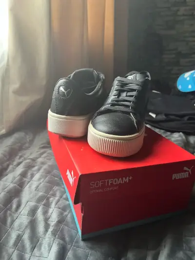 Zapatillas Puma negras para mujer - miniatura 4