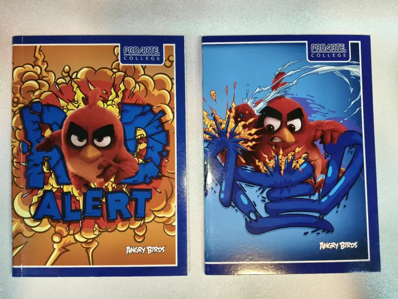 2 x $1.000, Cuadernos college, Angry Birds nuevos - 1