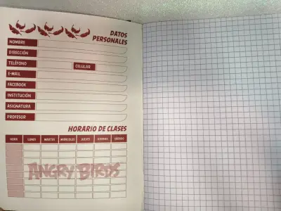2 x $1.000, Cuadernos college, Angry Birds nuevos - miniatura 2