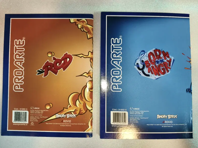 2 x $1.000, Cuadernos college, Angry Birds nuevos - 4
