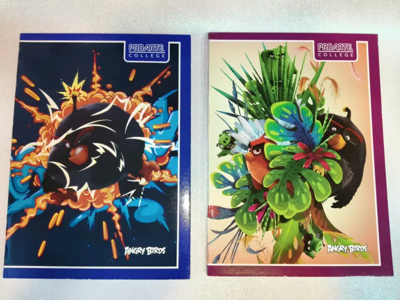 2x$1.000, Cuadernos college,Angry Birds Proarte - 1