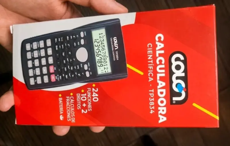 Calculadora científica Colón TP3834 - 1