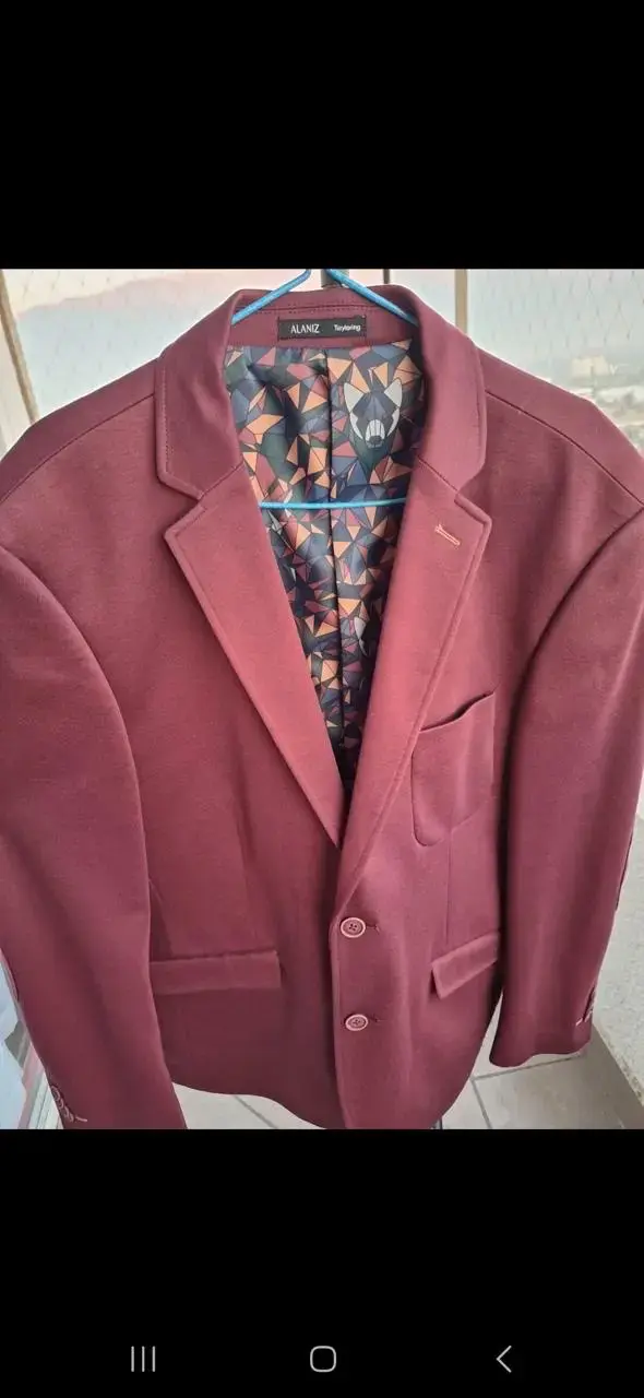 Blazer café oscuro elegante - 3
