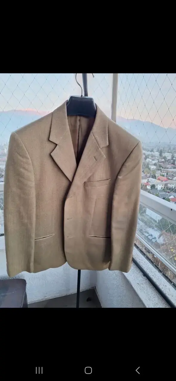 Blazer café oscuro elegante - 4