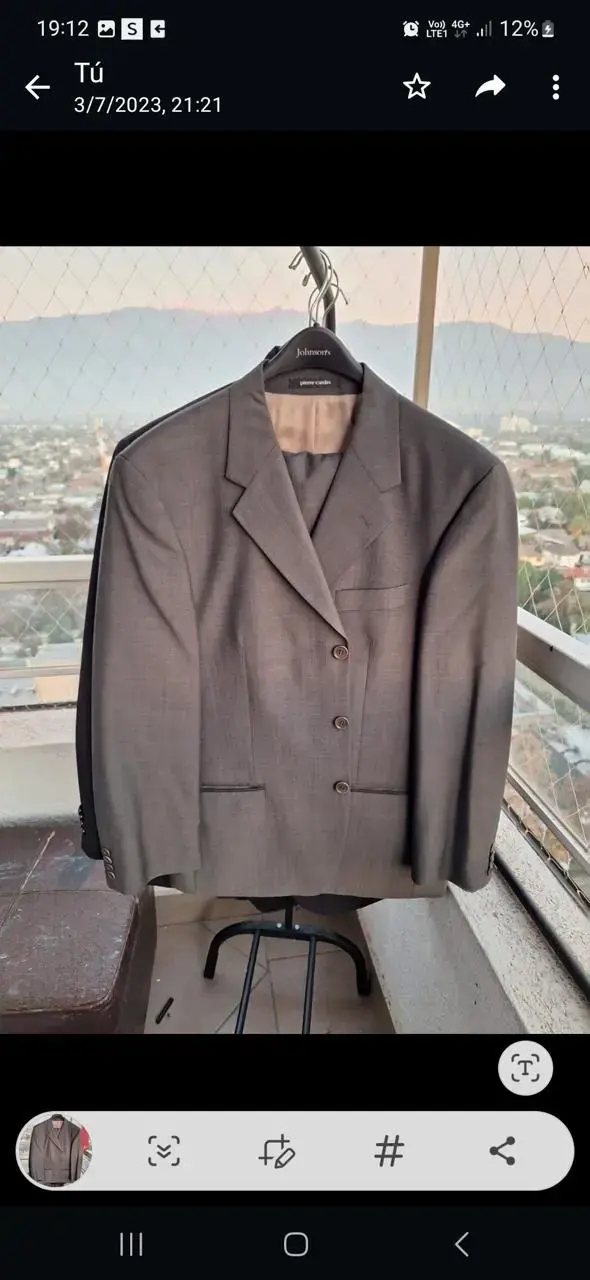 Blazer café oscuro elegante - 5