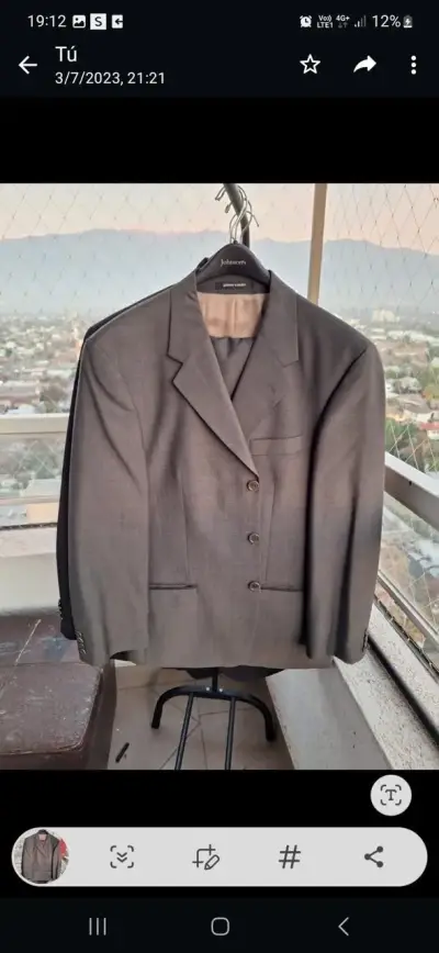 Blazer café oscuro elegante - miniatura 5
