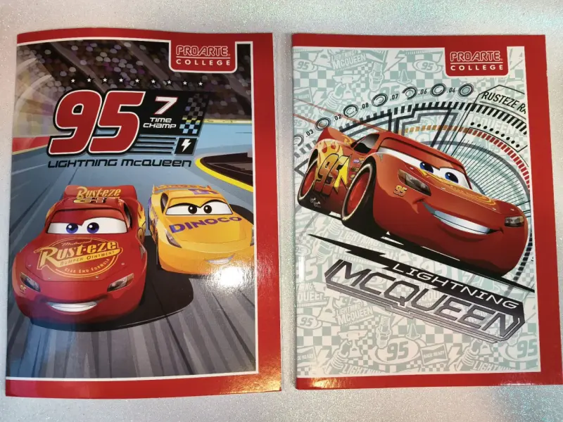 2x$1.000, Cuadernos college,Cars Lightning McQueen - 1