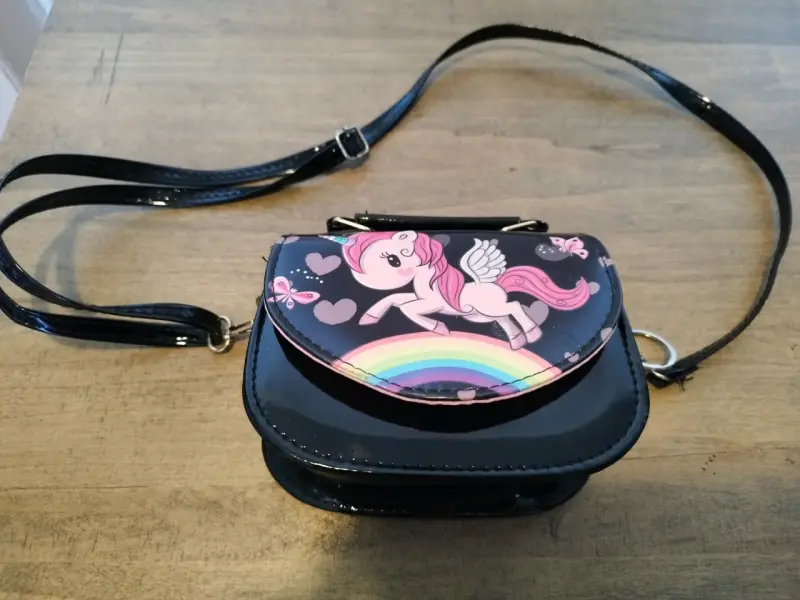 Cartera infantil unicornio