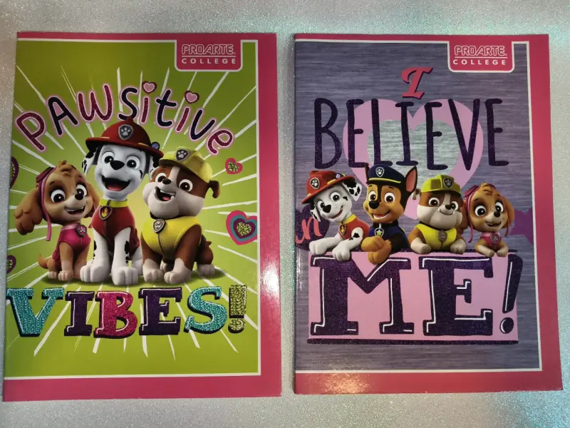 2x$1.000, Cuadernos college,Paw Patrol Proarte - 1