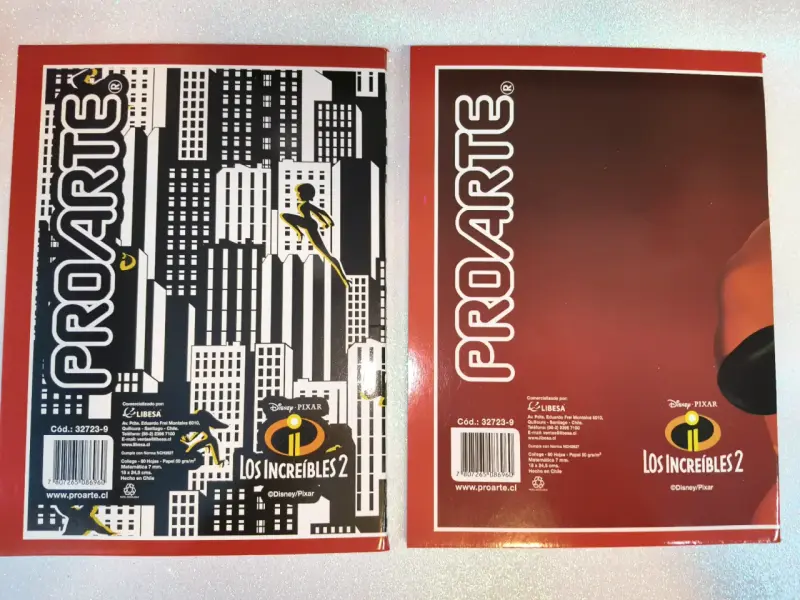2x$1.000, Cuadernos college,Proarte Los Increíbles - 4
