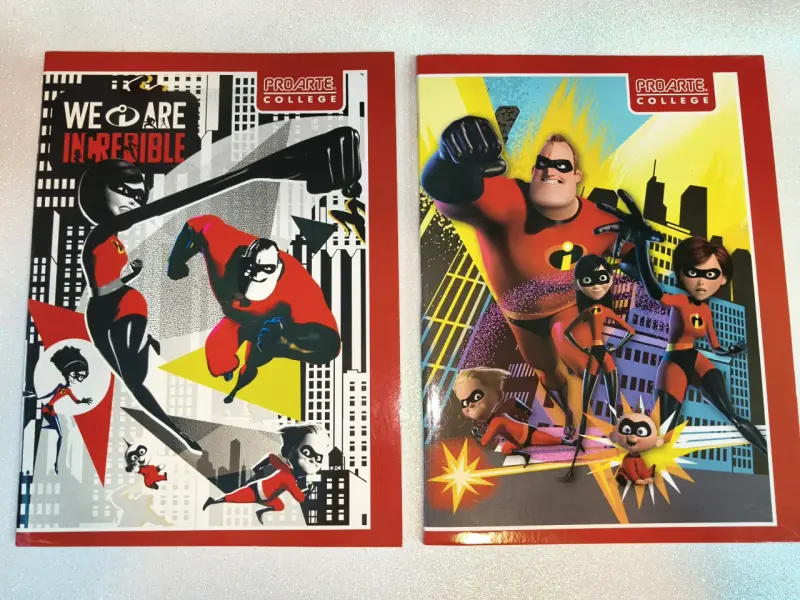 2x$1.000, Cuadernos college,Proarte Los Increíbles - 1
