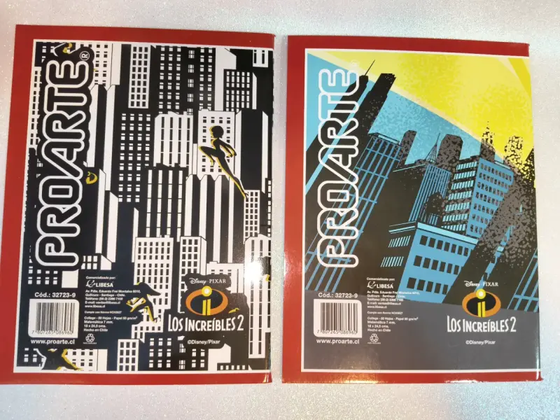 2x$1.000, Cuadernos college,Proarte Los Increíbles - 2