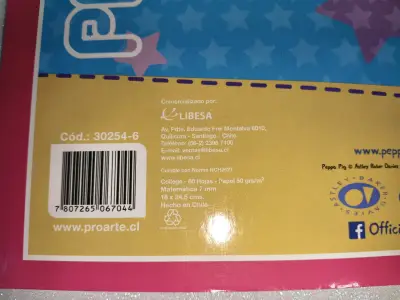 2x$1.000, Cuadernos college ,Peppa Pig variados - miniatura 5