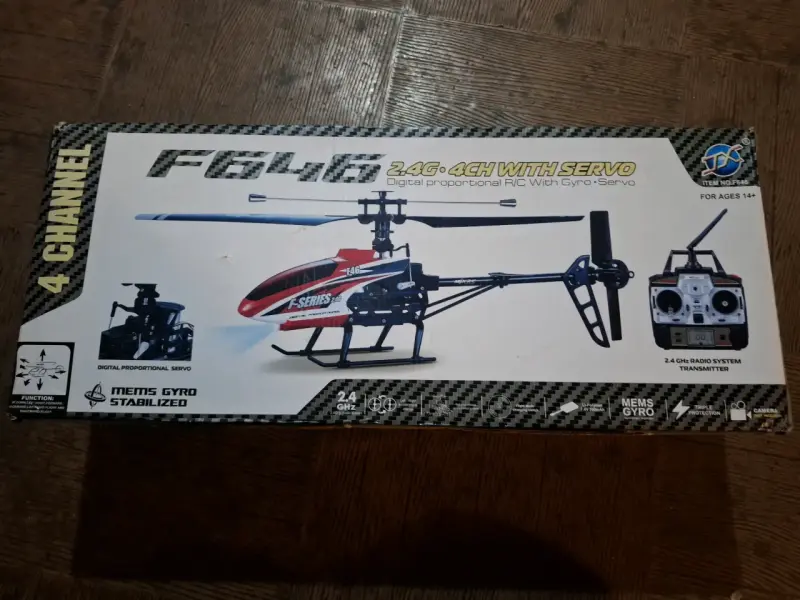 Helicóptero RC 4 canales F646 - 1