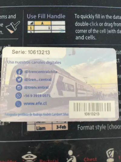Tarjeta Tren Central - miniatura 2