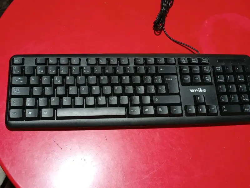 Teclado USB negro básico - 3