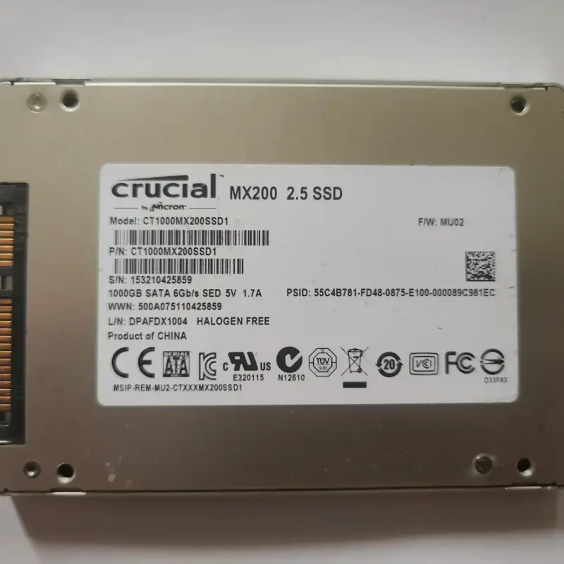 Disco SSD Crucial MX200 1TB