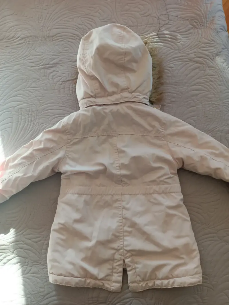 Parka H&M rosada con interior estampado - 2