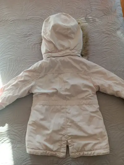Parka H&M rosada con interior estampado - miniatura 2