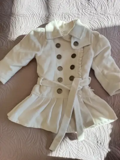 Abrigo blanco Limonada talla 3 años para niña - miniatura 1