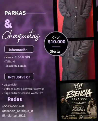 Parka blanca estado excelente - miniatura 2