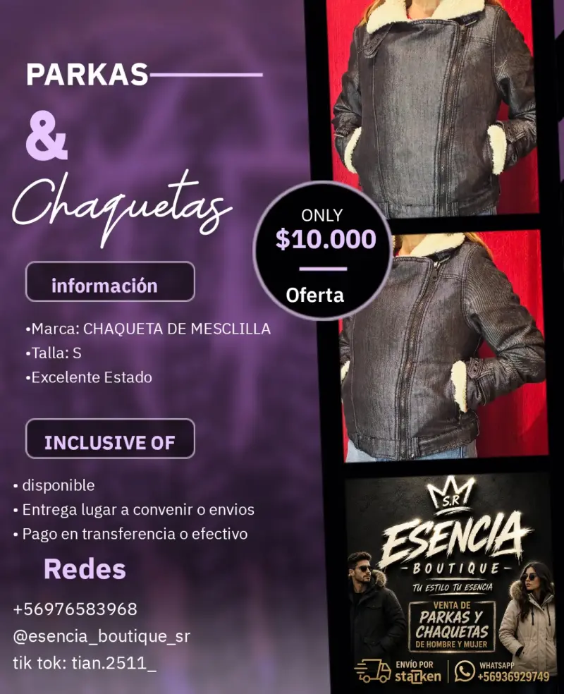 Parka blanca estado excelente - 3