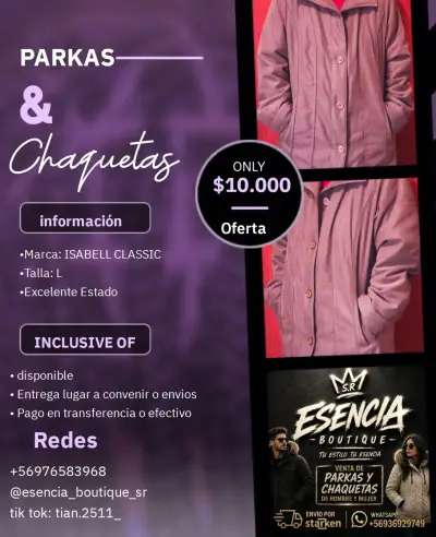 Parka blanca estado excelente - miniatura 5