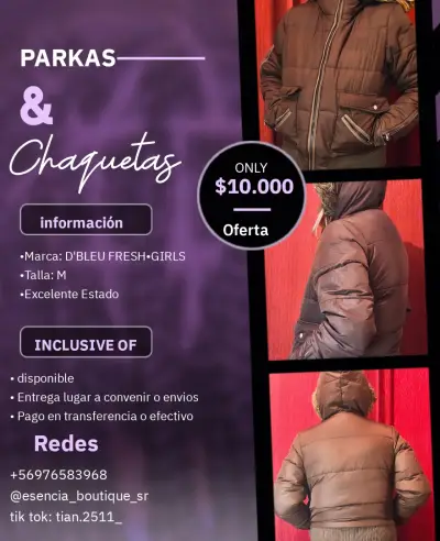 Parka Outdoor Performance blanca - miniatura 3