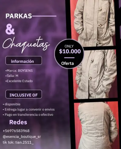 Parka Outdoor Performance blanca - miniatura 5
