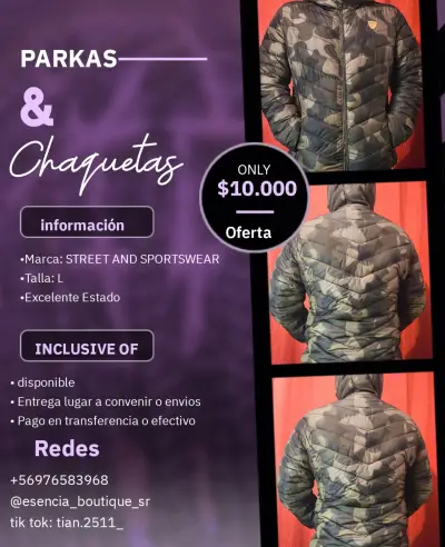 Parka bicolor con capucha - miniatura 6