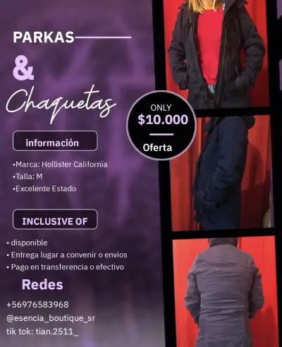 Parka roja Bonmaché talla S - miniatura 5
