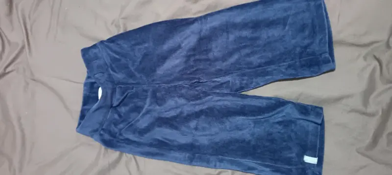 Pantalones azules de felpa talla 12 a 18 meses - 1