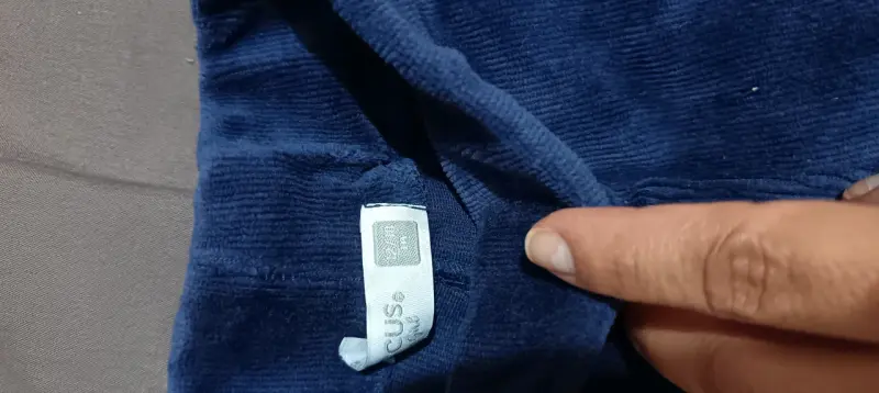 Pantalones azules de felpa talla 12 a 18 meses - 2
