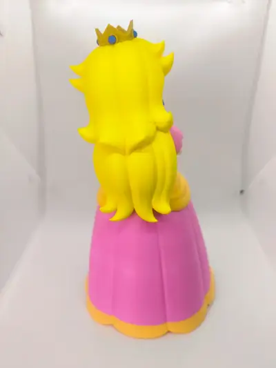 Princesa Peach de Super Mario impresa en 3D - miniatura 1