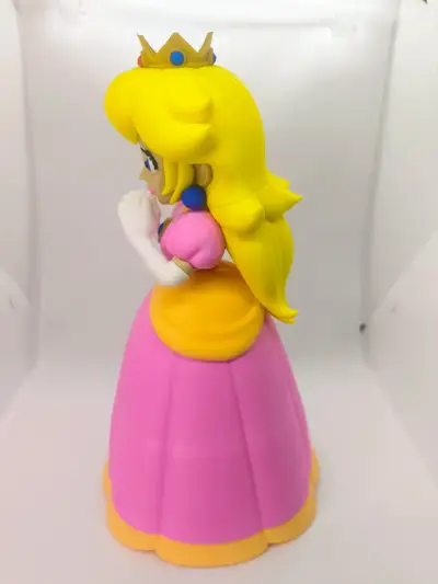 Princesa Peach de Super Mario impresa en 3D - miniatura 2