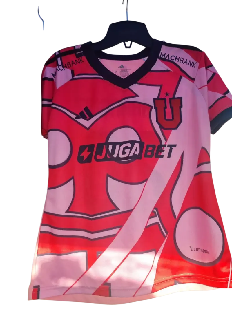 Camiseta de fútbol roja Adidas