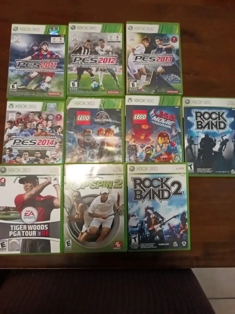 Lote de 10 juegos Xbox 360