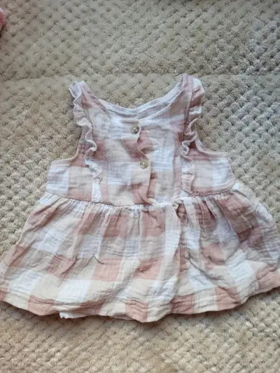 Vestido infantil rosado - miniatura 1