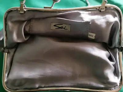 Cartera de fiesta elegante plateada - miniatura 6