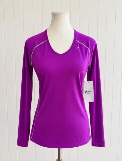 Polera deportiva Asics morada - miniatura 1