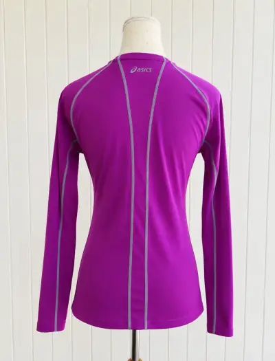 Polera deportiva Asics morada - miniatura 2