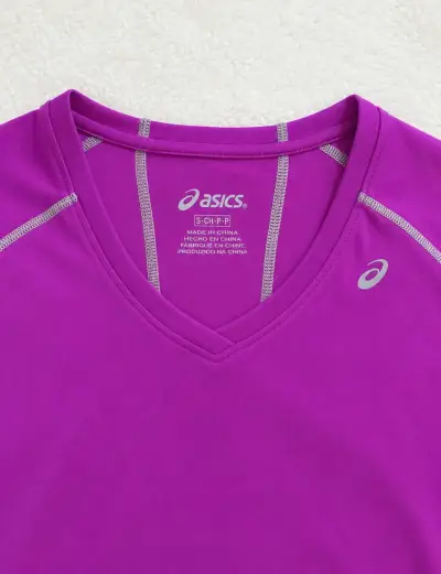 Polera deportiva Asics morada - miniatura 3