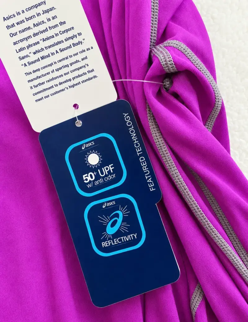 Polera deportiva Asics morada - 5